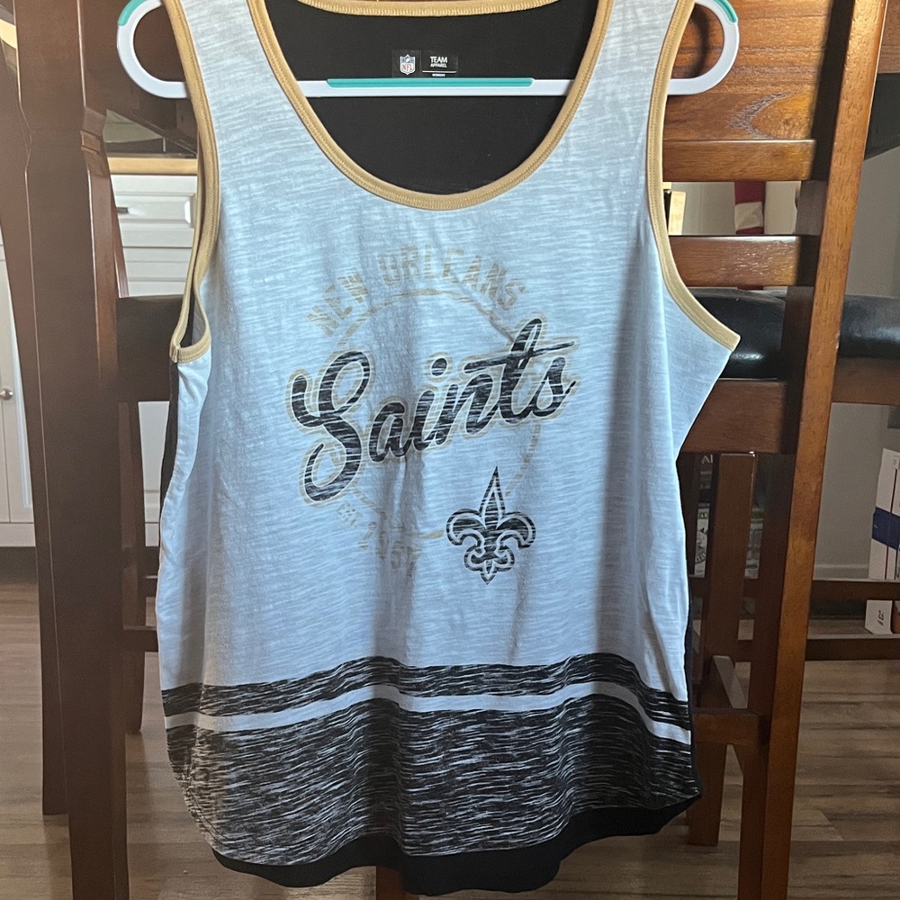 NFL Team Apparel Women's Black Tank Top XL